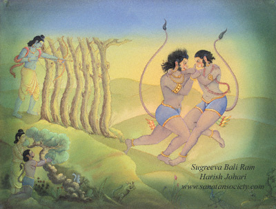 http://www.sanatansociety.com/beeld/Paintings/Harish_Johari/Ramayana/hj_r05_sugreeva_bali_ram.jpg