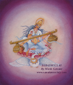 Saraswati3-This image is protected by digital watermarking - Click here for our free wallpapers.