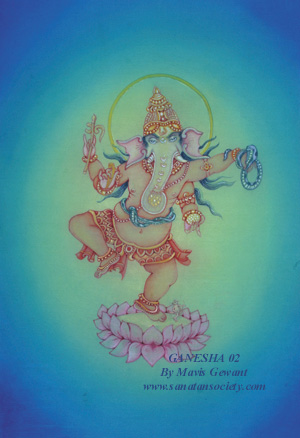 Ganesha 2-This image is protected by digital watermarking - Click here for our free wallpapers.