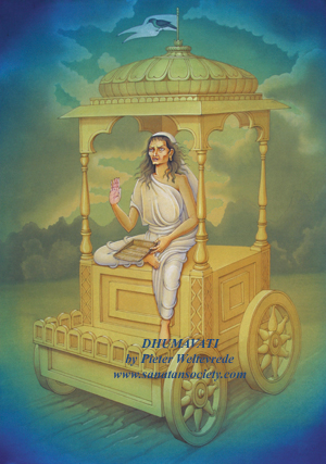 Mahavidyas : Dhumavati 1 - This image is protected by digital watermarking - Click here for our free wallpapers.