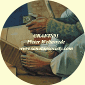 Closeup of a detail of the painting