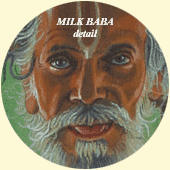 Closeup of a detail of the painting