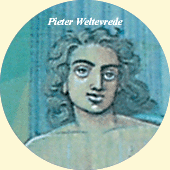 Closeup of a detail of the painting