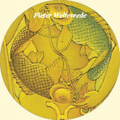 Closeup of a detail of the painting