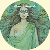 Closeup of a detail of the painting