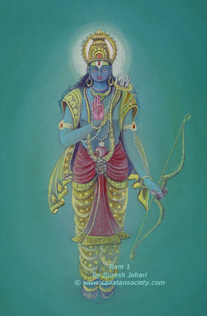 Vishnu on Shesha 1 - This image is protected by digital watermarking - Click here for our free wallpapers.