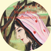 Closeup of a detail of the painting