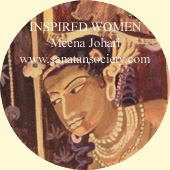 Closeup of a detail of the painting