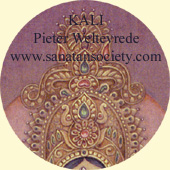 Closeup of a detail of the painting