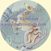 Closeup of a detail of the painting