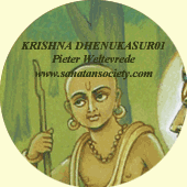 Closeup of a detail of the painting