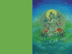 Green Tara wallpaper preview