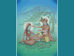 Krishna and Radha wallpaper preview
