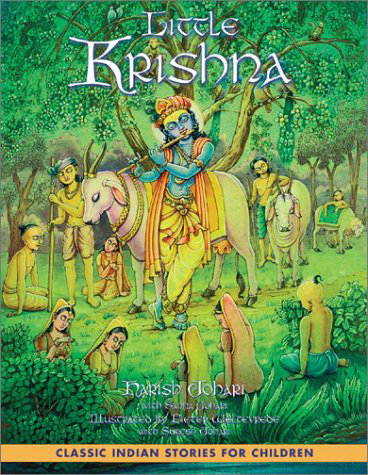 Click for a larger image of the cover of The Little Krishna Cover