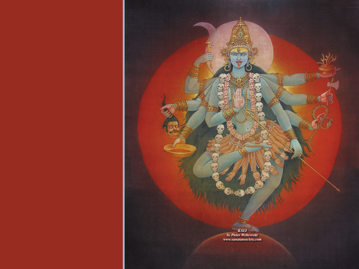Free Desktop Wallpaper Hindu Goddesses Lakshmi, Saraswati, Durga